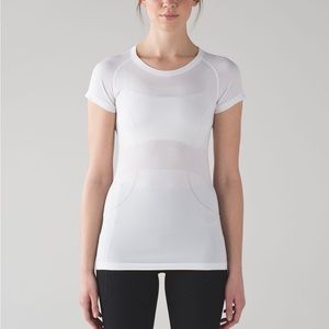 Lululemon Swiftly Tech Short Sleeve Crew in white